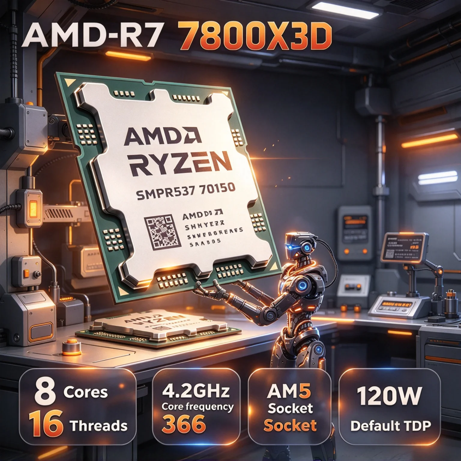 Amd Cpu Ryzen 7 - 새로운 AMD 라이젠 7 7800X3D X3D