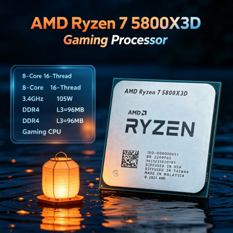 Amd Cpu Ryzen 7 - AMD R7 5800X3D 96MB 3.4GHz 8코어