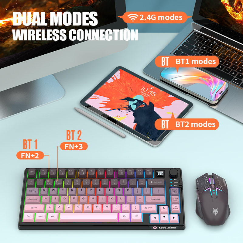 2.4GHz 블루투스 무선 듀얼 모드 게이밍 키보드 및 - Gaming Keyboard No Rgb 리뷰 및 가격