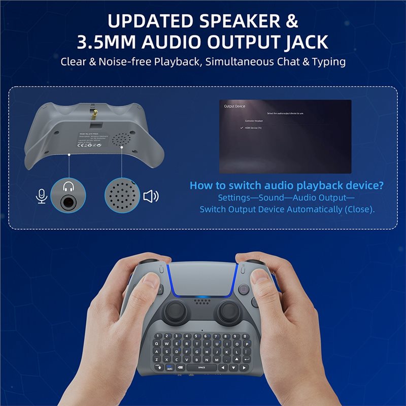 PS5 듀얼센스 게임패드용 Y43A 무선 게이밍 키보드 - Gaming Keyboard Mini 리뷰 및 가격