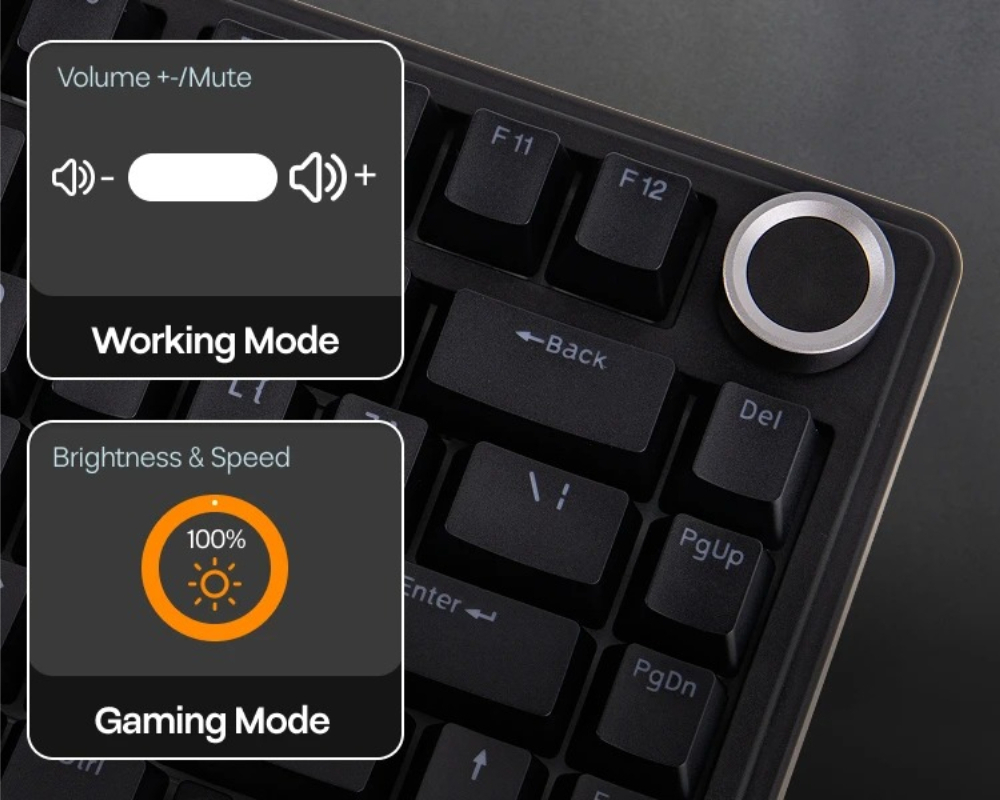 AULA F75 유선 게이밍 키보드 75% ANSI U - Gaming Keyboard Hot Swappable 리뷰 및 가격