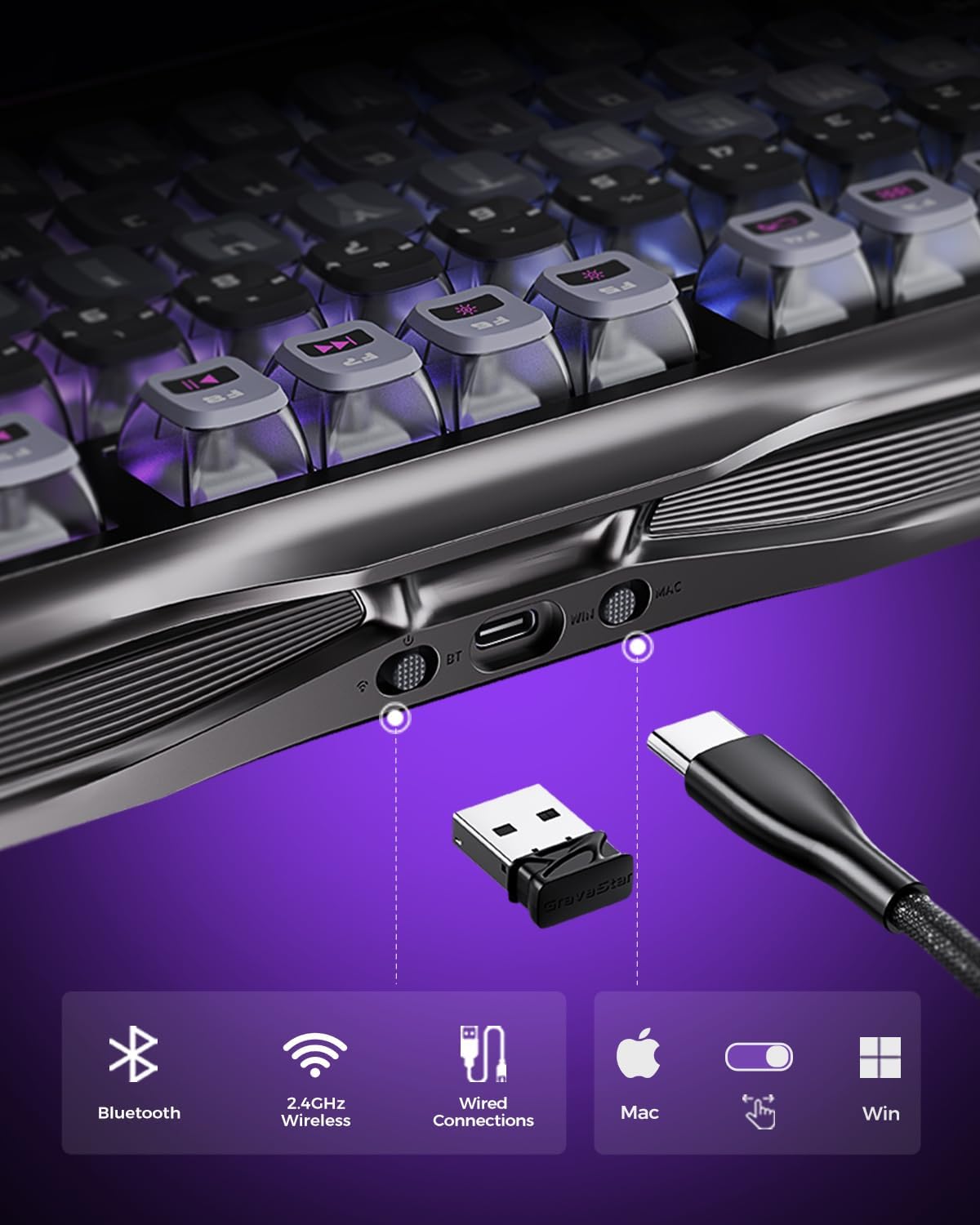 그라비티 플래닛 K1 프로 75% 트라이 모드 핫스왑  - Gaming Keyboard Hot Swappable 리뷰 및 가격