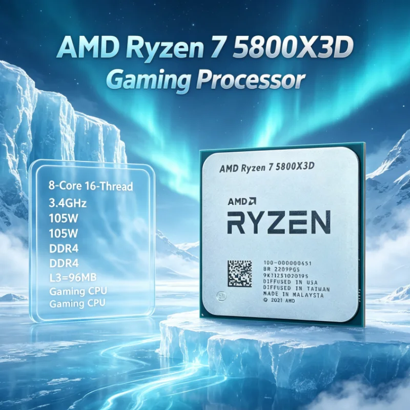 AMD R7 5800X3D 96MB 3.4GHz 8코어 - Amd Cpu Ryzen 7 리뷰 및 가격