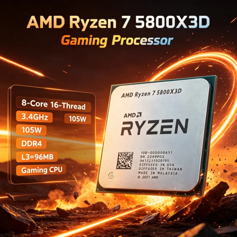 AMD R7 5800X3D 96MB 3.4GHz 8코어 - Amd Cpu Ryzen 7 리뷰 및 가격